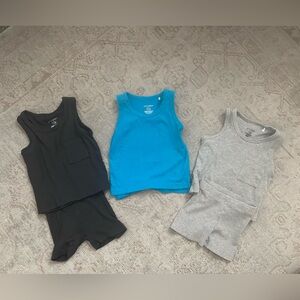 Little Bipsy LOT size 12-18 months  tanks/biker shorts